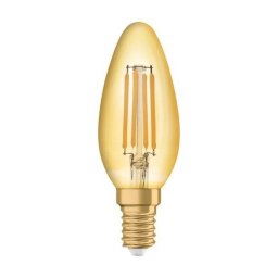 Bec Led Osram 000004099854091476 Vintage 1906 Clasa B E14 35W 410lm Lumina Calda cu Filament Transparent