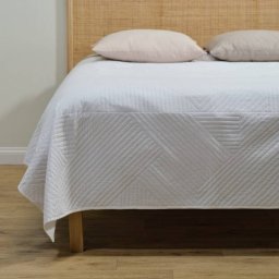 Cuvertura Pat home&you MINICOT Bumbac 200x220CM Alb