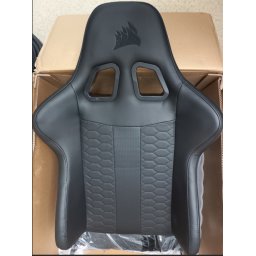 Scaun Gaming Corsair Resigilat TC100 Relaxed Piele cu Tetiera Negru