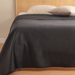 Cuvertura Pat home&you PONTOSO Poliester 200x220CM Negru