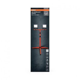 Proiectoare LED Osram 000004099854572210 cu Stativ Worklight Tripod 2x30W 220-240V 2x2700lm Lumina Neutra(4000K) IP65/IK06/IP44 Inaltime Ajustabila 1.8m Aluminiu