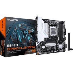 Placa de baza Gigabyte B840M GAMING PLUS WIFI6E (black/white)