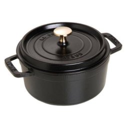 Oala cu Capac Zwilling Staub Roaster 18Cm Rotunda Negru