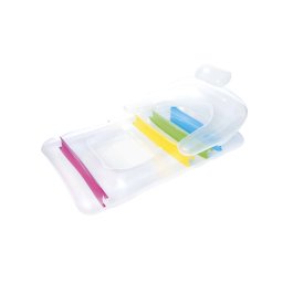 Saltea de Apa Bestway Gonflabila pentru Plaja sau Piscina 147x84cm cu Spatar si Cotiere Transparenta