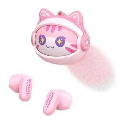 Casti Bluetooth Onikuma TX603 TWS Roz
