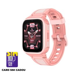 Smartwatch LAGENIO pentru Copii cu Functie Telefon K10 Conexiune 4G Localizare GPS IP68 Functie SOS Roz
