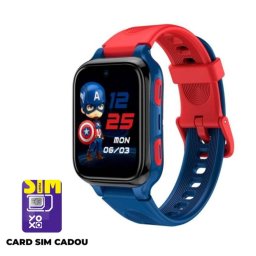 Smartwatch LAGENIO pentru Copii K9 Premium 4G cu Functie Telefon & AI Slim Localizare GPS Control Parental Buton SOS Albastru