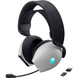 Casti Gaming Dell Alienware AW725H Tri-Mode Wireless Lunar Light