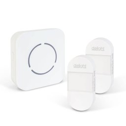 Sonerie Wireless Delight Kinetica fara Baterii 2 Butoane 150m 36 Melodii LED IP44