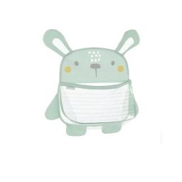 Saculet pentru Jucariile de Baie Jane 8420421088371 Bunny cu Ventuze Conform cu Standardele Europene de Siguranta EN 71-1:2014+A1:2018EN 71-2:2020EN 71-3:2019+A1:2021 Verde