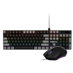 Kit Gaming Gamdias Hermes E6 Elite Negru Iluminare Rainbow