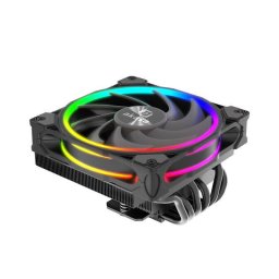 Cooler Procesor AKASA SOHO H6L M2 Low-Profile ARGB 120mm Negru