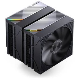 Cooler Procesor Jonsbo CA90 Dual-Tower 1 x 130mm / 1 x 120mm PWM ARGB Negru