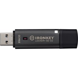 Memorie USB Kingston IronKey Locker+ 50 G2 256GB USB 3.0 Anthracite