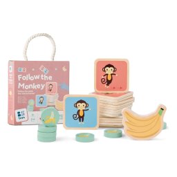 Joc Educativ BS Toys Urmareste maimutica +3 ani