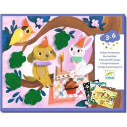 Set Creativ Djeco Colaj stickere +3 ani