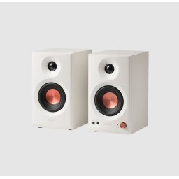 Boxe Edifier 2.0 RMS 36W (2 x 18W) Studio Monitor Intrare Jack 6.35 TRS Balanced RCA Alb