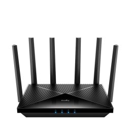 Router Wireless CUDY WR11000 2.5 Gigabit Ethernet Tri-band Negru