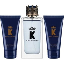 Set Dolce & Gabbana K Apa de Toaleta 100ml + Balsam dupa Ras 50ml + Gel de Dus 50ml