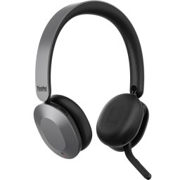 Casti cu Microfon Lenovo ThinkPad 8550 Aura Edition Dual-Mode Wireless ANC Certificare Teams USB-C Gri/Negru