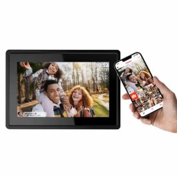 Rama Foto Digitala Denver PFF-725B FRAMEO Ecran IPS Tactil 7Inch Stocare 8GB Wi-Fi Negru