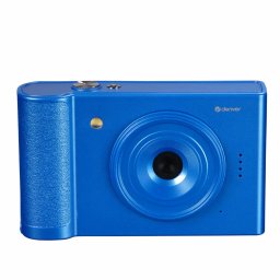 Aparat Foto Digital Denver DCA-4811BU Senzor 5MP CMOS Inregistrare Video Full HD Zoom Digital 8x Baterie 700mAh Albastru