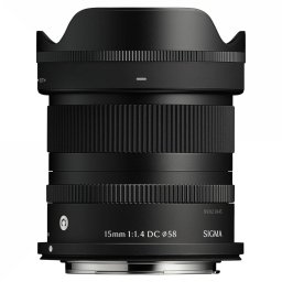 Obiectiv Foto Mirrorless Montura RF Sigma 15mm F1.4 DC Black