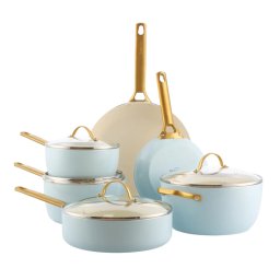 Set 10 Piese GreenPan Padova Reserve cu Capac Light Blue