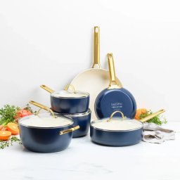 Set 10 Piese GreenPan Padova Reserve cu Capac Blue