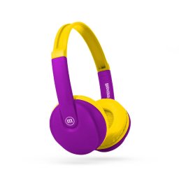 Casti pentru Copii Maxell HP-BT350 Microfon Bluetooth Limitare Volum 85dB Galben/Mov