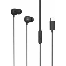 Casti Stereo cu Fir Maxell Square+ Type-C cu Microfon 1.2M Negru