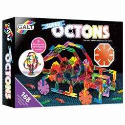 Set de Constructie GALT Super Octons 168 Piese Varsta 4 Ani+ Multicolor