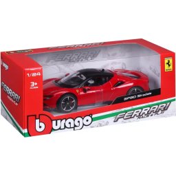 Macheta BBURAGO Ferrari SF90 Stradale 1:24 Varsta 3 Ani+ Rosu