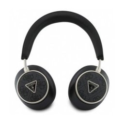 Casti Guess Handsfree Bluetooth 4G Gold Triangle Logo A2DP Negru
