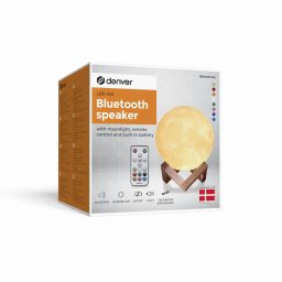 Boxa Bluetooth Denver LBS-150 Design 3D Luna si Lumina Baterie 1200mAh Telecomanda Putere RMS 5W