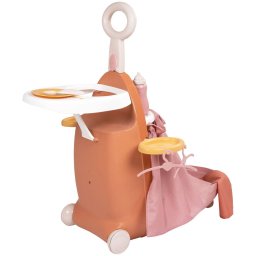 Set SMOBY Baby Nurse Valiza cresa 3 in 1 cu 6 accesorii +3 ani
