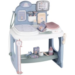 Set SMOBY Baby Care Centru de ingrijire albastru cu accesorii +3 ani