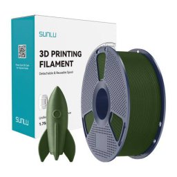 Filament 3D Sunlu PLA de Mare Densitate 1.26g/cmp Verde Maslin