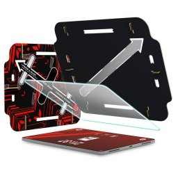 Folie protectie tableta GrizzGlass MatteScreen Easy, Kit montare inclus, compatibila cu iPad 10.9 inch 2022 / iPad 11 inch 2025, Transparent