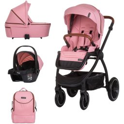Carucior Chipolino Prestige 3 in 1 de la Nastere Maxim 22KG Roz