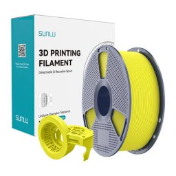 Filament 3D Sunlu PETG de Mare Viteza Mat 1.26g/cmp Galben