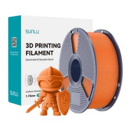Filament 3D Sunlu PLA+ 1.23g/cmp Portocaliu Stralucitor