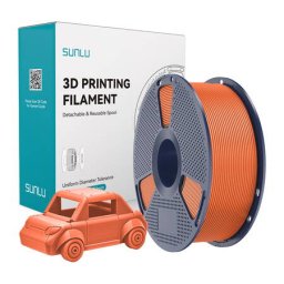 Filament 3D Sunlu PETG 1.27g/cmp Portocaliu Stralucitor