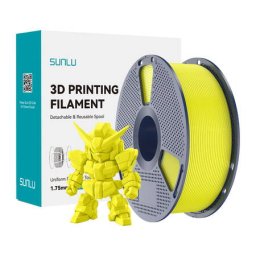 Filament 3D Sunlu PLA+ 2.0 1.21g/cmp Galben