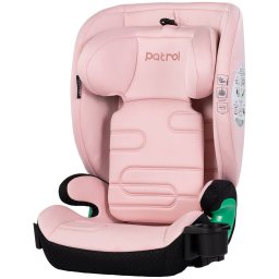 Scaun Auto Copii Chipolino Patrol I-Size 100-150CM cu Sistem Isofix 4 - 12 Ani Roz Pudra