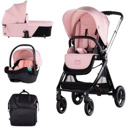 Carucior Chipolino Elite 3 in 1 Varsta 0 - 4 Ani Maxim 22KG Roz