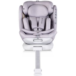 Scaun Auto Copii Chipolino Clima Air I-Size 40-150CM cu Sistem Isofix si Sezut Rotativ 0 - 12 Ani Gri Deschis