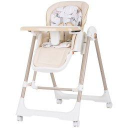 Scaun de Masa Bebelusi Chipolino Milk Shake 2 in 1 Varsta 6 Luni - 3 Ani Maxim 15KG Macadamia Bej