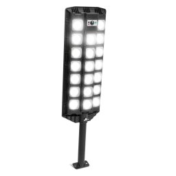 Proiector LED Phenom GLB_55291B 520 LED-uri SMD 3000LM Panou Solar Senzor Miscare Telecomanda 4500mAh IP65 Negru