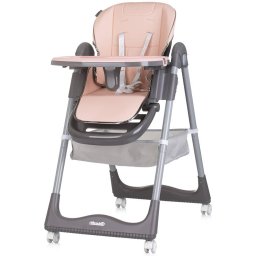 Scaun de Masa Bebelusi Chipolino First Spoon Varsta 6 Luni+ Maxim 15KG Flamingo